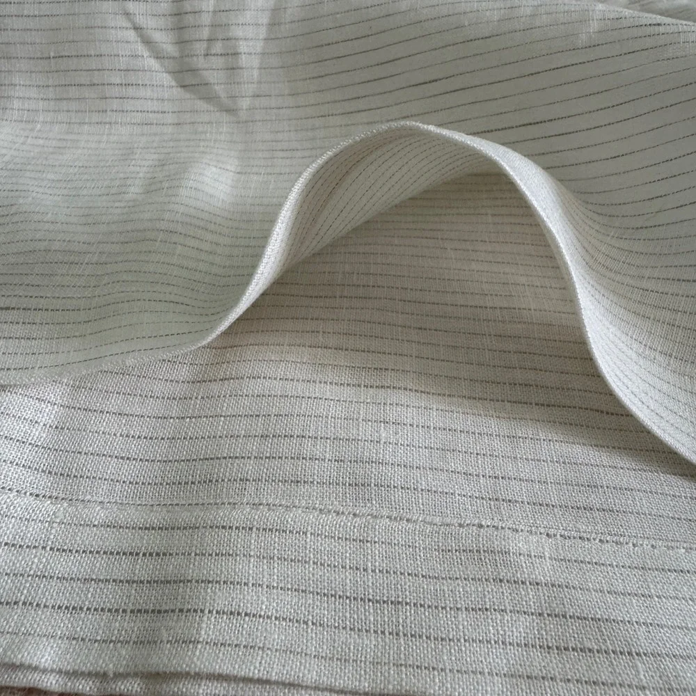 West Elm European Linen Curtain Set 48x84